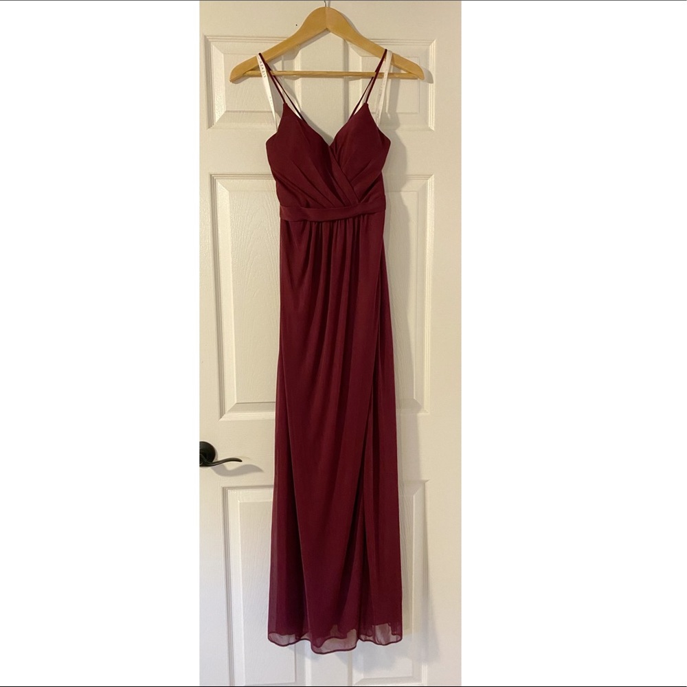 Azazie Luxy Bridesmaid Dress in Raspberry - Picture 8 of 11